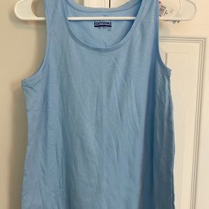 Light blue Basic Editions tank top / muscle tee